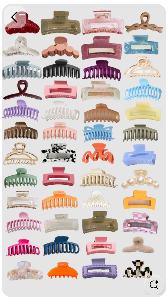 Pinces à cheveux colorées