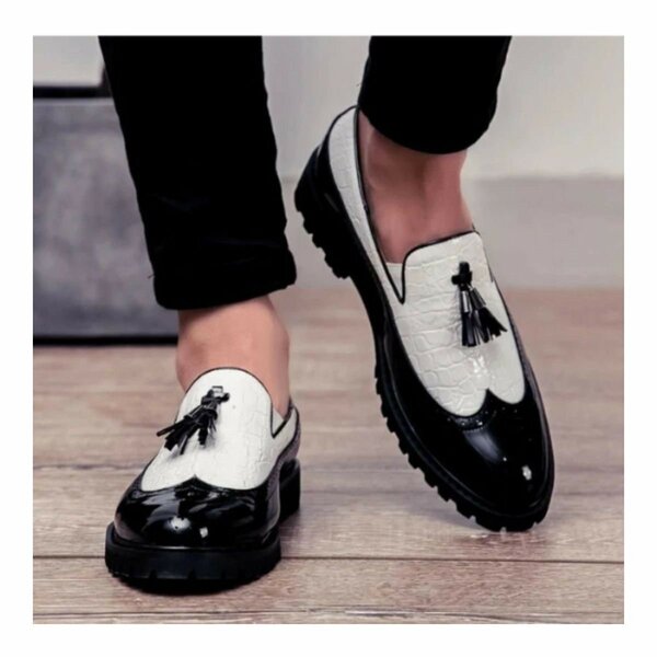 Office Wear White And Black