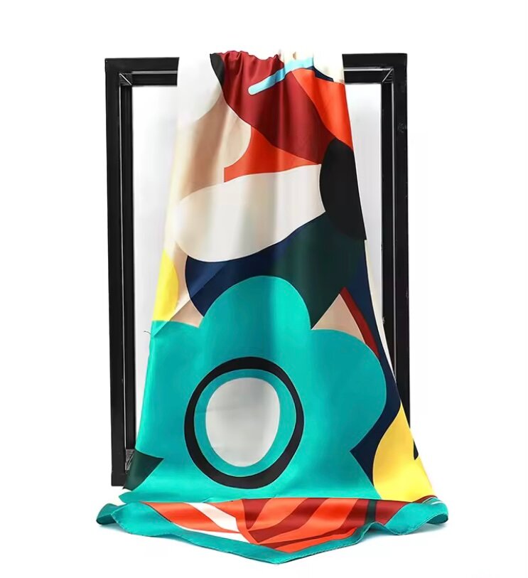 Foulard en soie imprimé