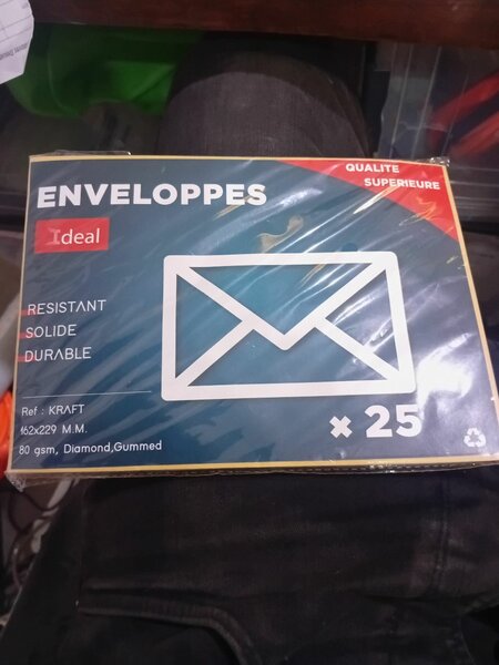 Enveloppes kaki A5 lot de 25