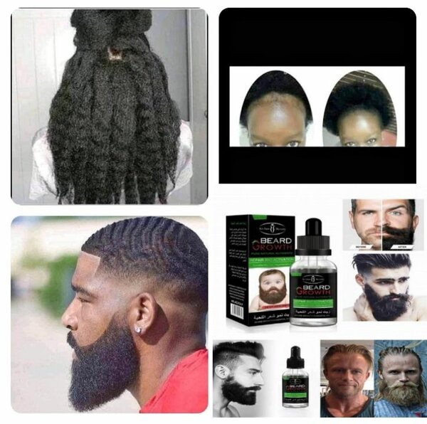 Fait poussé cheveux et barbe