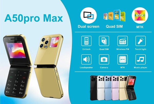 Téléphone A50pro Max Pliable