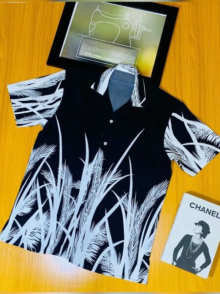 Chemise à motifs élégante