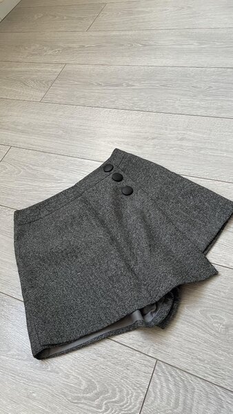 Юбка - шорты твидовая теплая