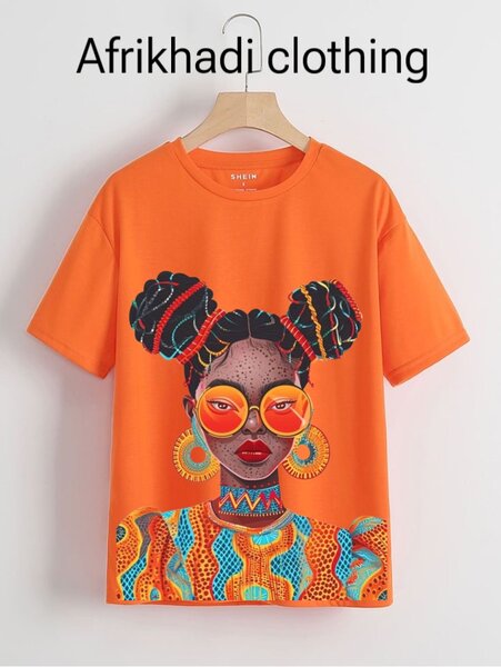 African deigned cotton T-shirts