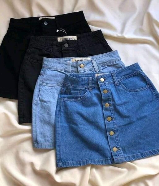 Jupe en denim pour femme