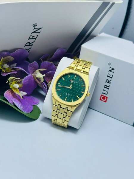 Montre Curren Homme Luxe Doré