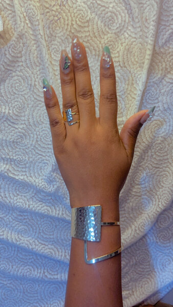 Bracelet en argent moderne