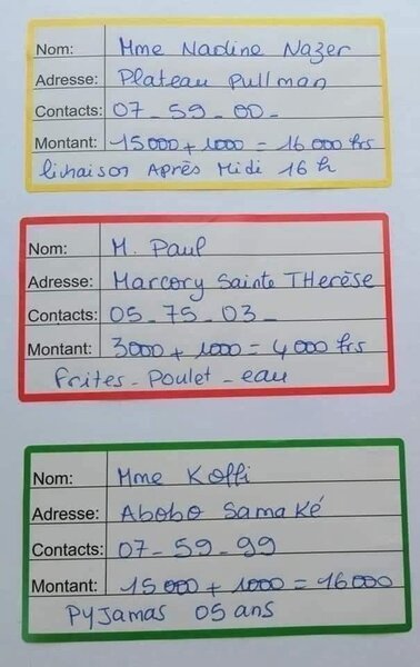 200 étiquettes autocollantes