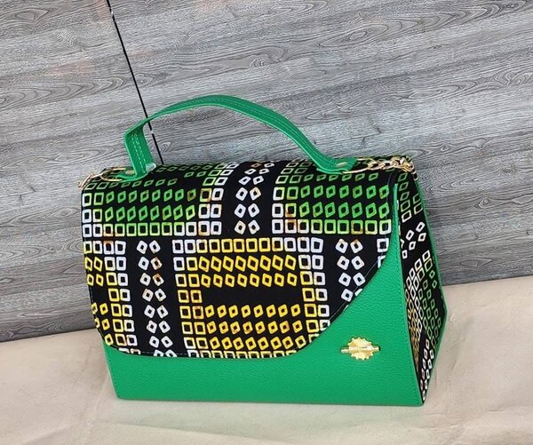 Sac à main en tissu imprimé