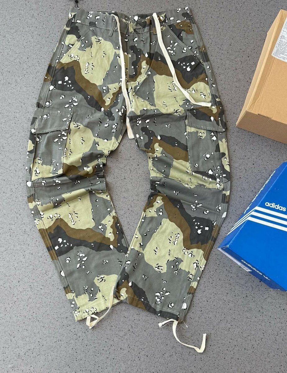 KARMO KHAKI BUMPER TROUSERS