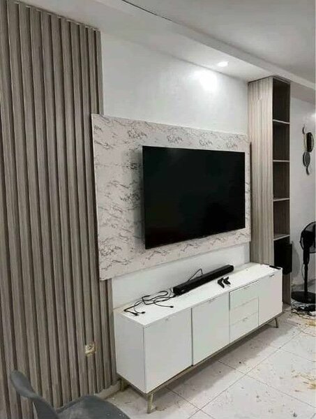 Téléviseur mural moderne