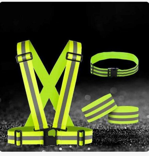 Gilet de sécurité, sangle d avertissement haute visibilité
