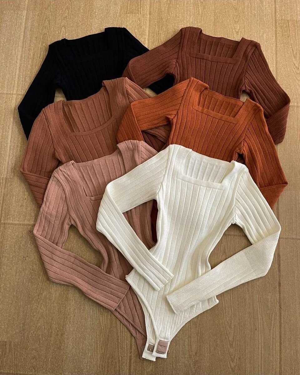 Body manches longues en coton