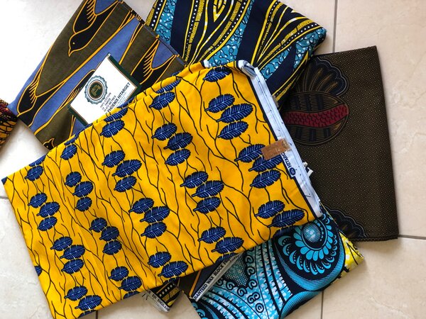 Tissu Wax Africain Coloré
