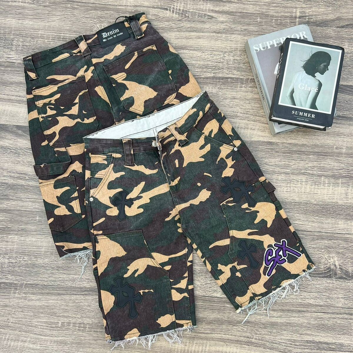 Camouflage shorts