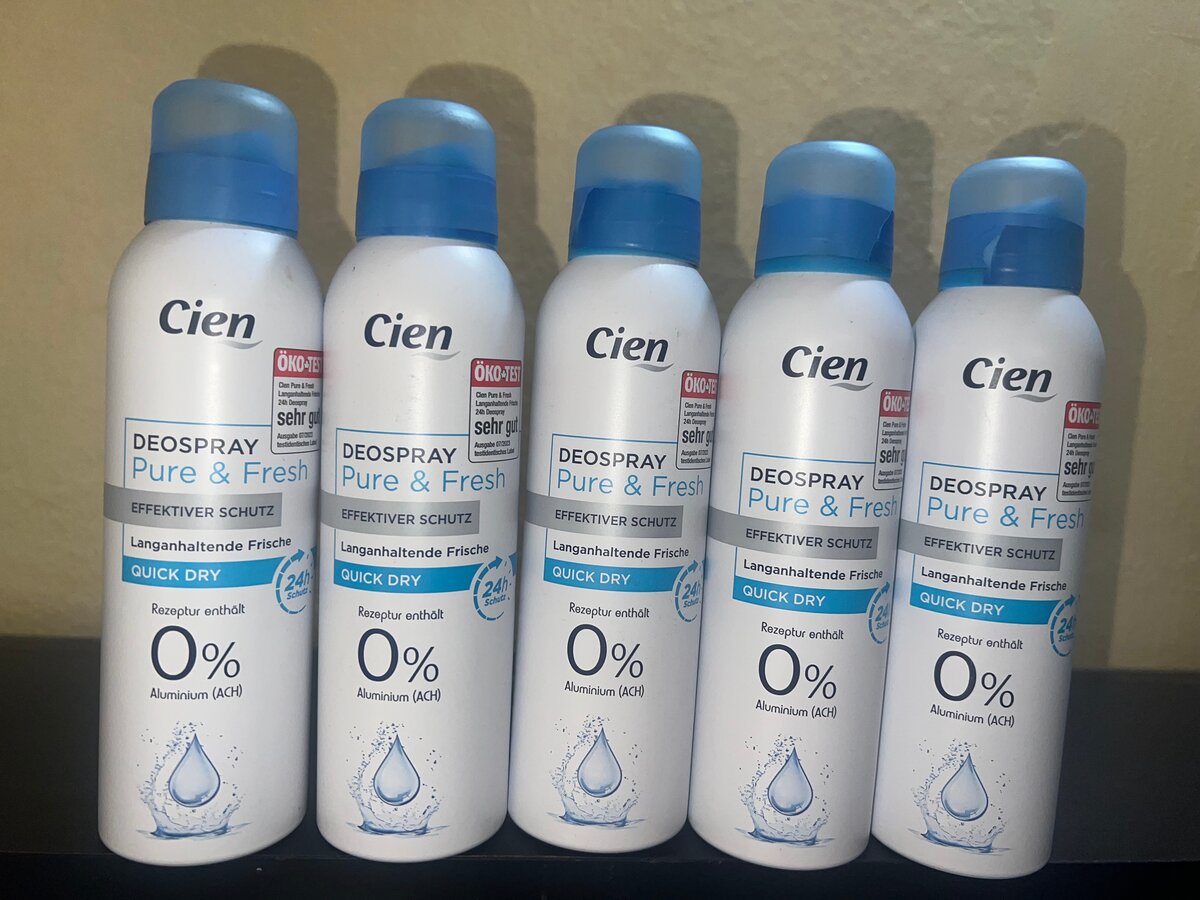 Cien Déodorant Spray Set 0% Alu