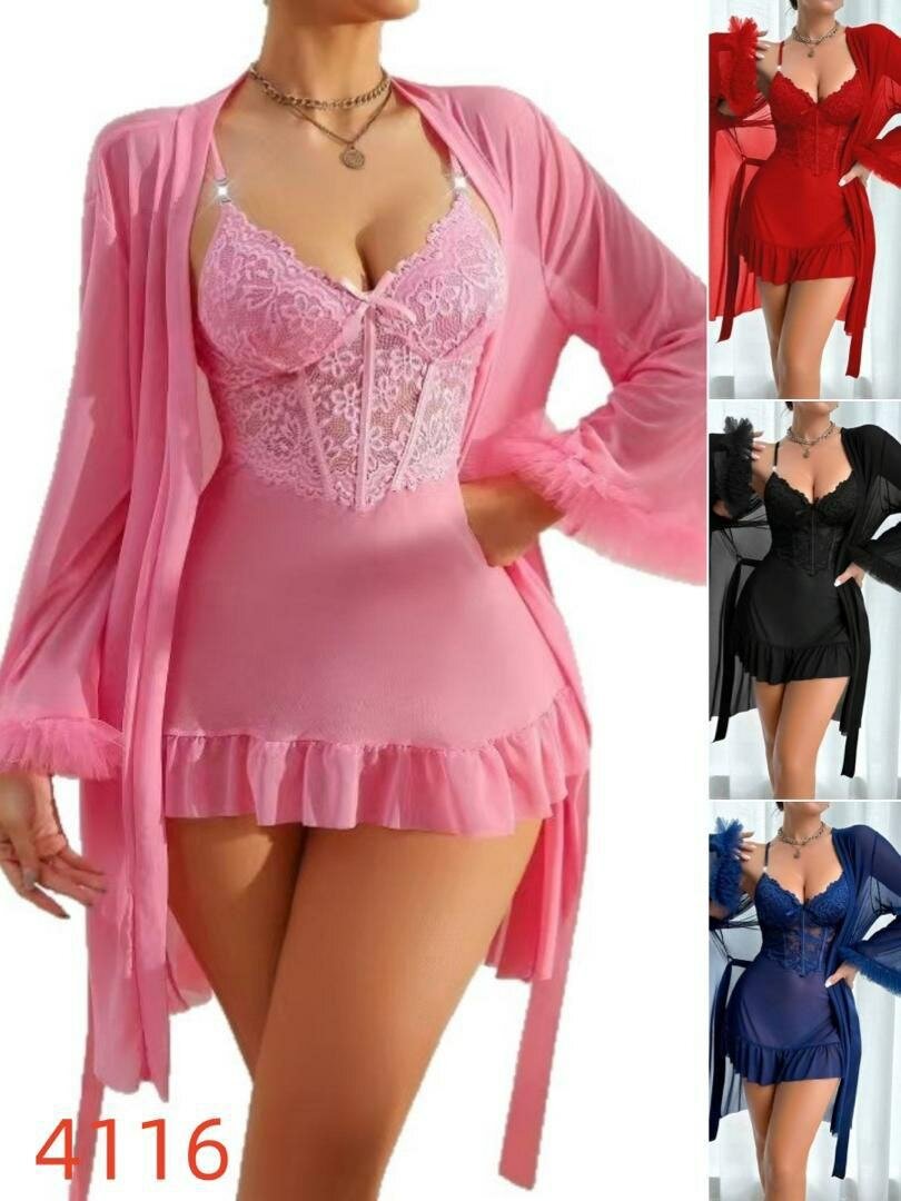 Ensemble lingerie dentelle séduisante