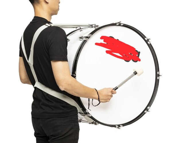 Grosse caisse de fanfare