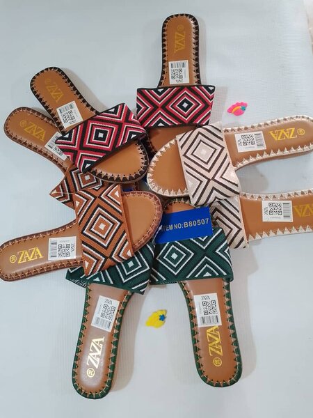 Mules Colorées ZAZA Femme