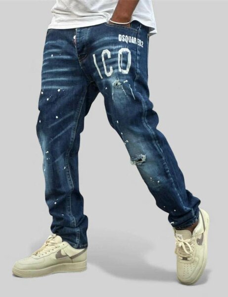 Jeans décontractés homme tendance