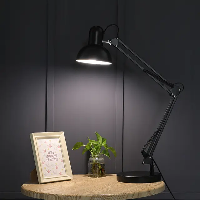 Adjustable Desk Table Study Lamp With Clamp & Stand