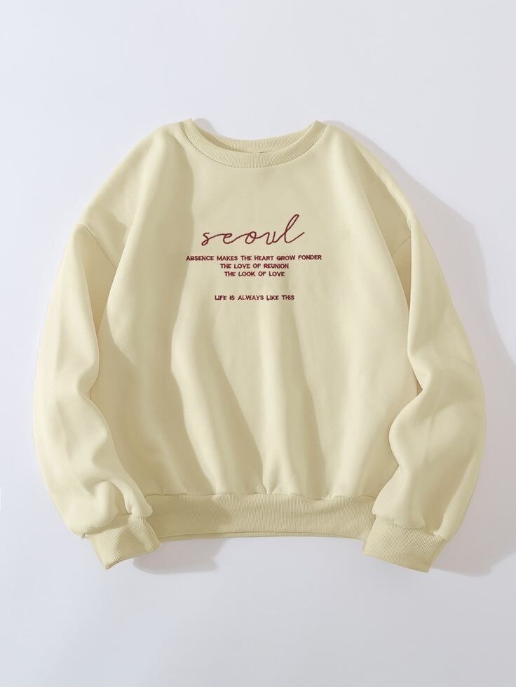 Unisex sweater shirt