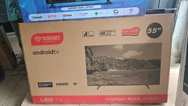 TV 55 pouce 4k Android smart technologie
