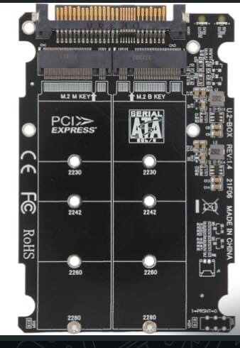 Carte adaptateur M.2 vers PCIe