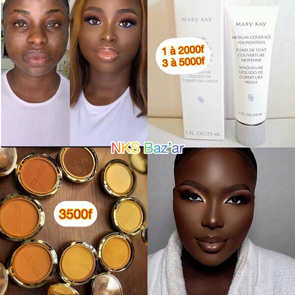 Le duo couvre les taches et réduit l´exces de sébum