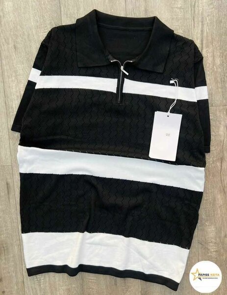 Polo Graphique Homme Élégant