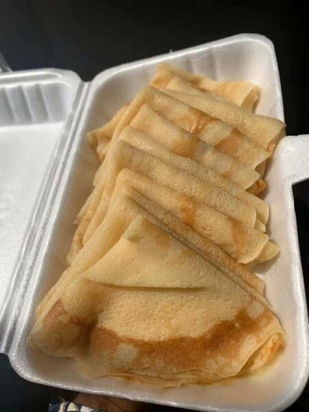 Crêpes fraîches délicieuses