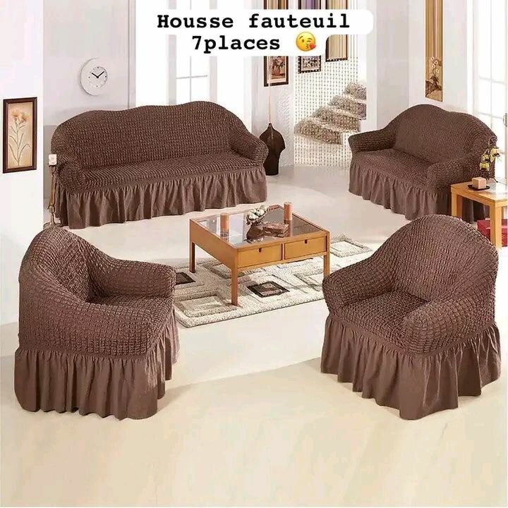 Housses de canapé rouges élégantes