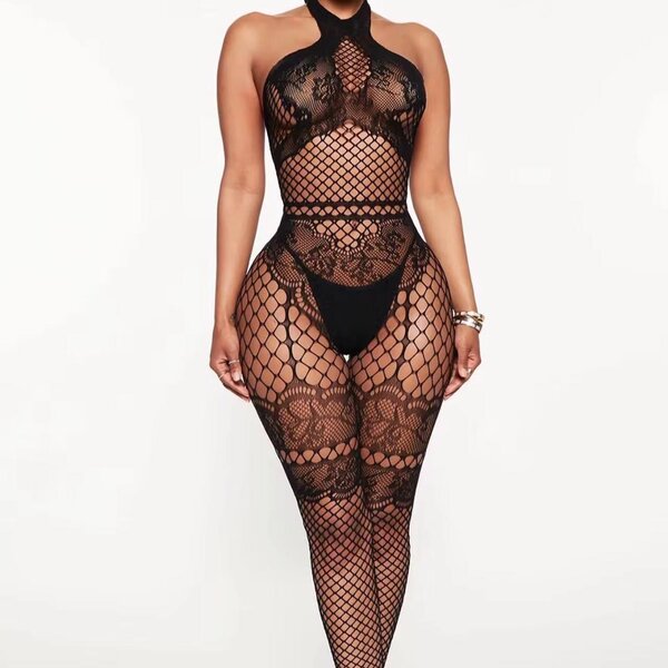 Combinaison résille sexy