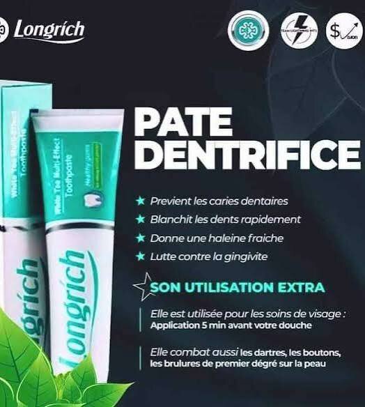 Dentifrice Longrich Blanchissant