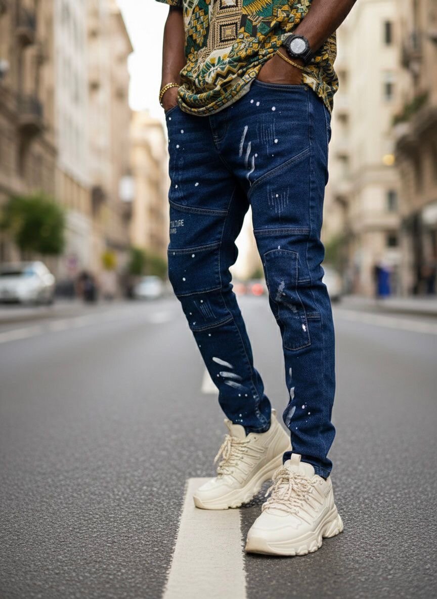 Jeans homme décontractés pour hommes