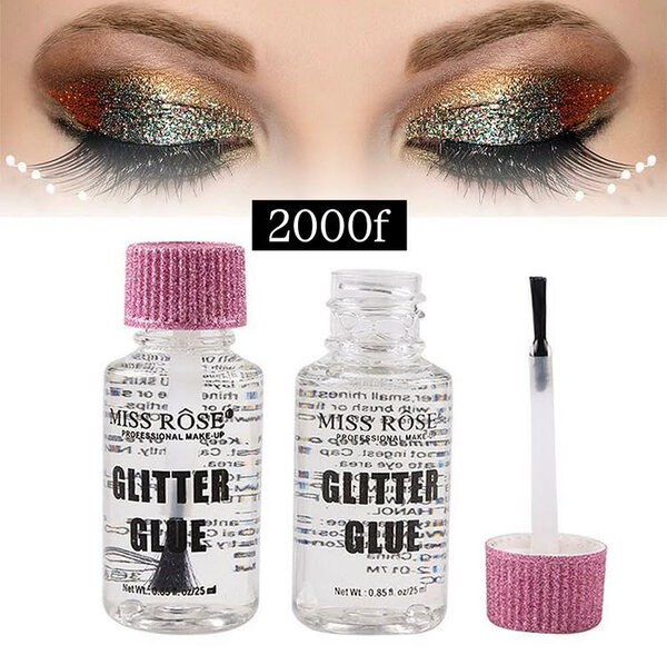 Colle à paillettes maquillage