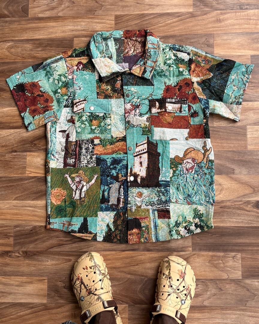 Chemise colorée bohème