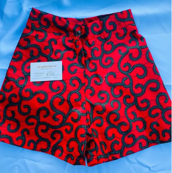 Kasazi flared shorts