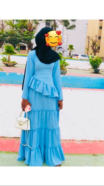 Robes longues bleu pour femmes