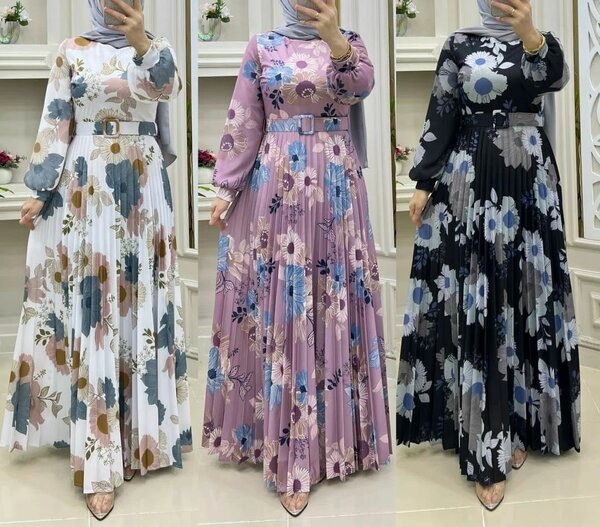 Robe longue fleurie élégante