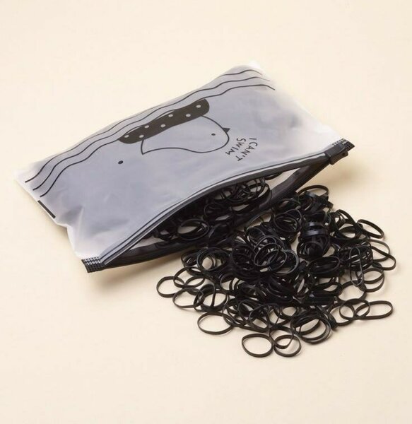 Élastiques cheveux noirs