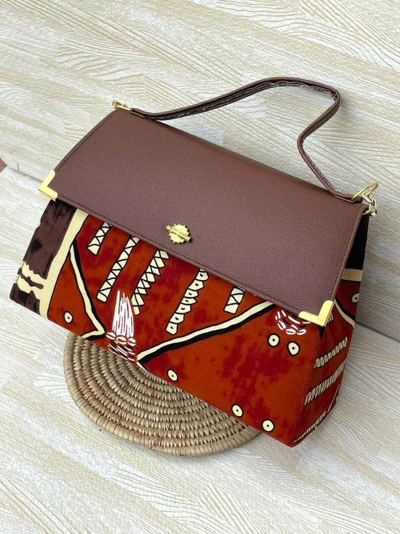 Sac à main en tissu imprimé