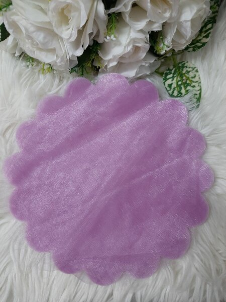 Tulle simple mauve