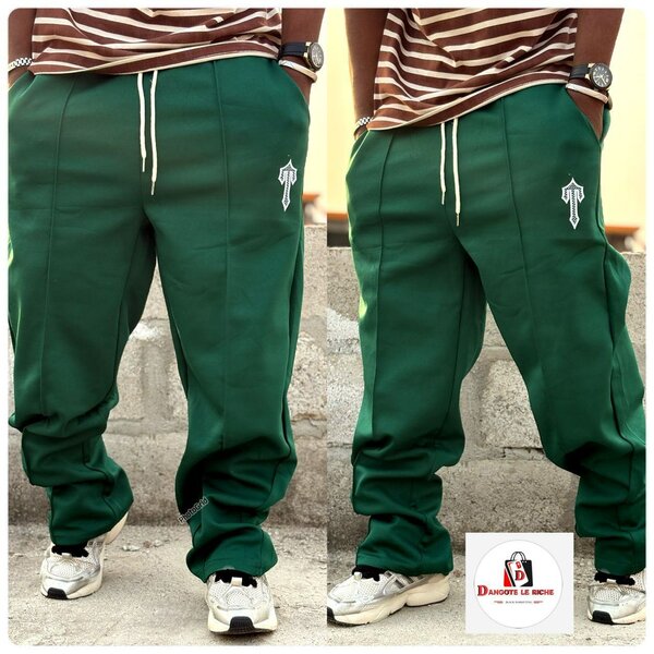 Pantalon de jogging vert homme