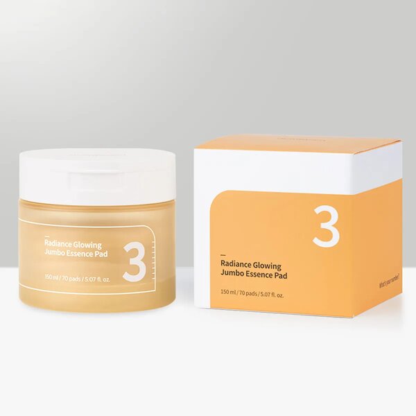 NUMBUZIN No. 3 Radiance Glowing Jumbo Essence Pad (70 Pads)