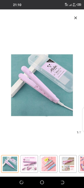 Mini fer à lisser portable