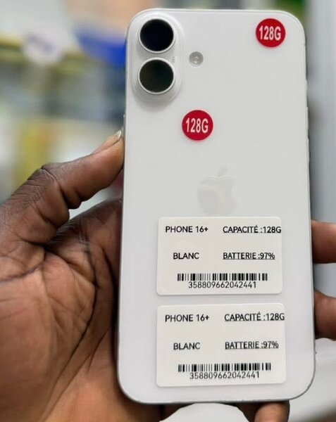 iPhone 16 Plus 128Go Blanc