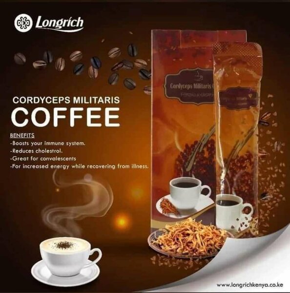 Look younger by taking longrich cordyceps militaris coffee