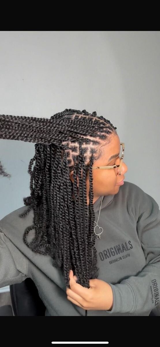 Mèches Afro Twist au Crochet, 20''